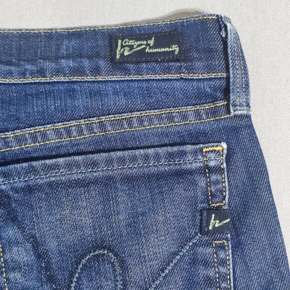 Citizens of Humanity Jeans Kelly 001 women's size 27 ink blue stretch low waist - Picture 5 of 16